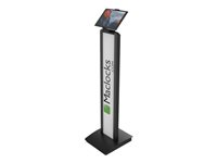Compulocks Universal Tablet Cling Brandable Floor Stand - Aufstellung - fr Tablett - verriegelbar - Stahl - Schwarz