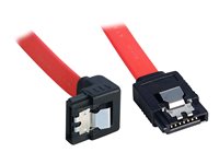 Lindy - SATA-Kabel - Serial ATA 150/300 - SATA (W) zu SATA (W) - 1 m - 90 Stecker, eingerastet, rechts-gewinkelter Stecker