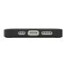 ZAGG Manhattan Snap - Hintere Abdeckung fr Mobiltelefon - kompatibel mit MagSafe - Silikon - Schwarz - fr Apple iPhone 13, 14,