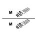 HPE - Netzwerkkabel - LC Multi-Mode (M) zu LC Multi-Mode (M) - 2 m - Glasfaser - 50/125 Mikrometer