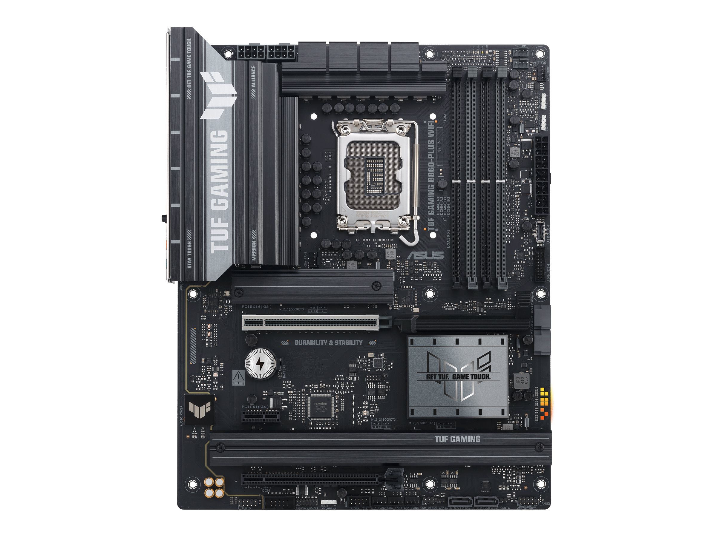 ASUS TUF GAMING B860-PLUS WIFI - Motherboard - ATX - LGA1851-Sockel - B860 Chipsatz - USB-C 3.2 Gen 2x2, USB 3.2 Gen 2, USB 3.2 