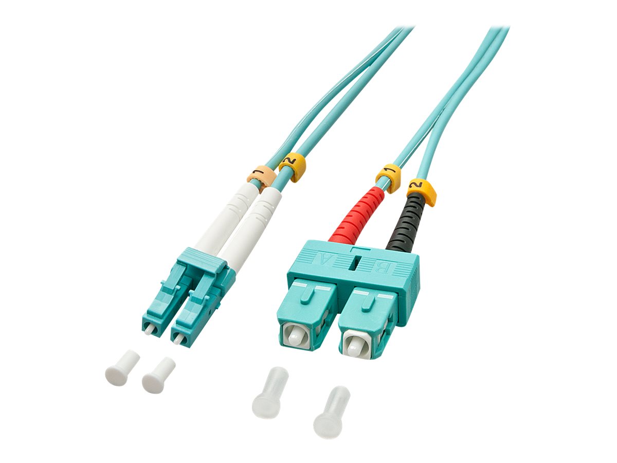 Lindy - Patch-Kabel - SC multi-mode (M) zu LC Multi-Mode (M) - 20 m - Glasfaser - Duplex