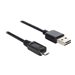 Delock EASY-USB - USB-Kabel - Micro-USB Typ B (M) zu USB (M) - USB 2.0 - 5 m - Schwarz