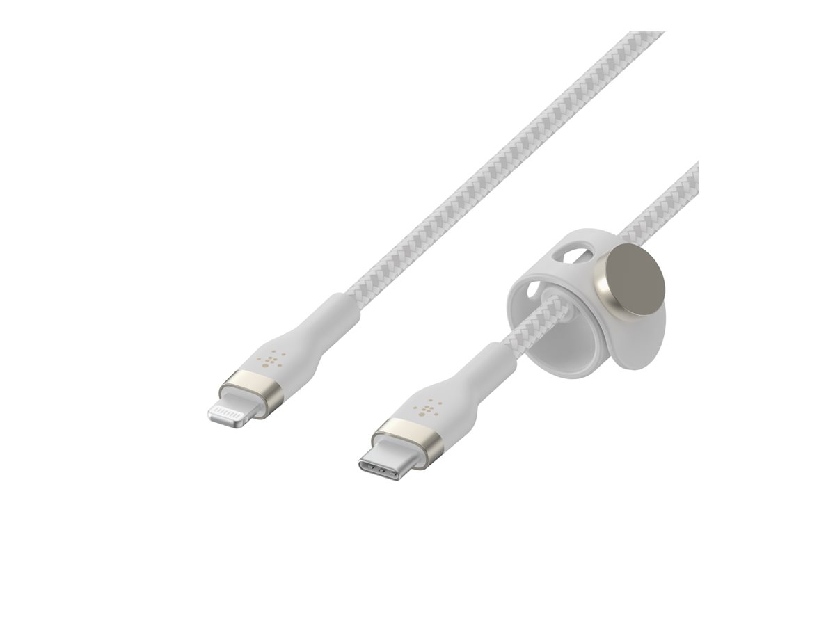Belkin BOOST CHARGE - Lightning-Kabel - 24 pin USB-C mnnlich zu Lightning mnnlich - 3 m - weiss