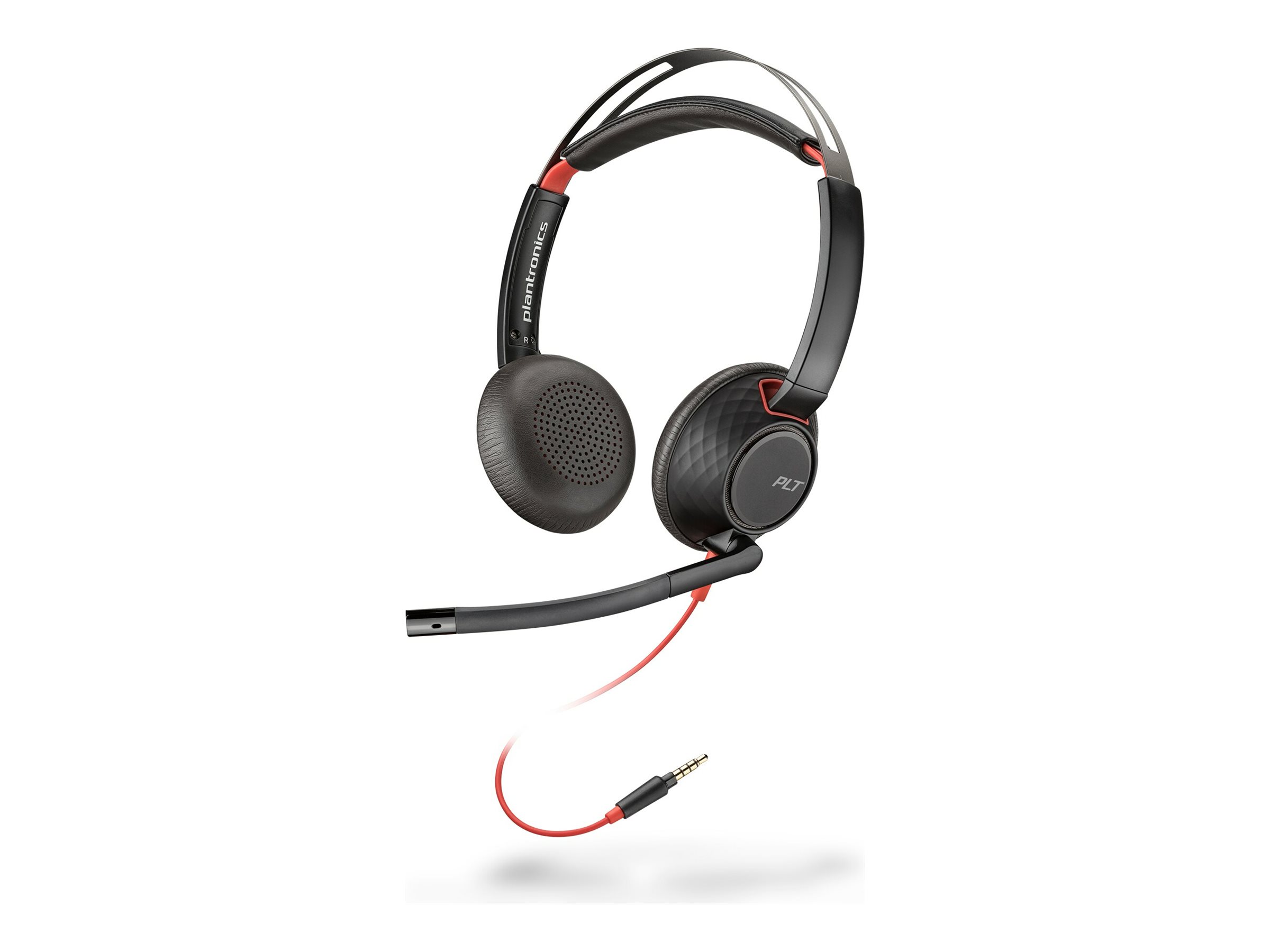 Poly Blackwire 5220 - Headset - On-Ear - kabelgebunden - 3,5 mm Stecker - Schwarz