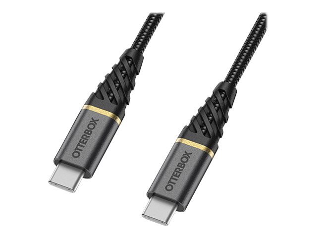 OtterBox Premium - USB-Kabel - 24 pin USB-C (M) zu 24 pin USB-C (M) - USB 2.0 - 3 A - 3 m