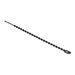 Delock - Kabelbinder - mit Perlen, wiederverwendbar - 10 cm - Schwarz (Packung mit 100)