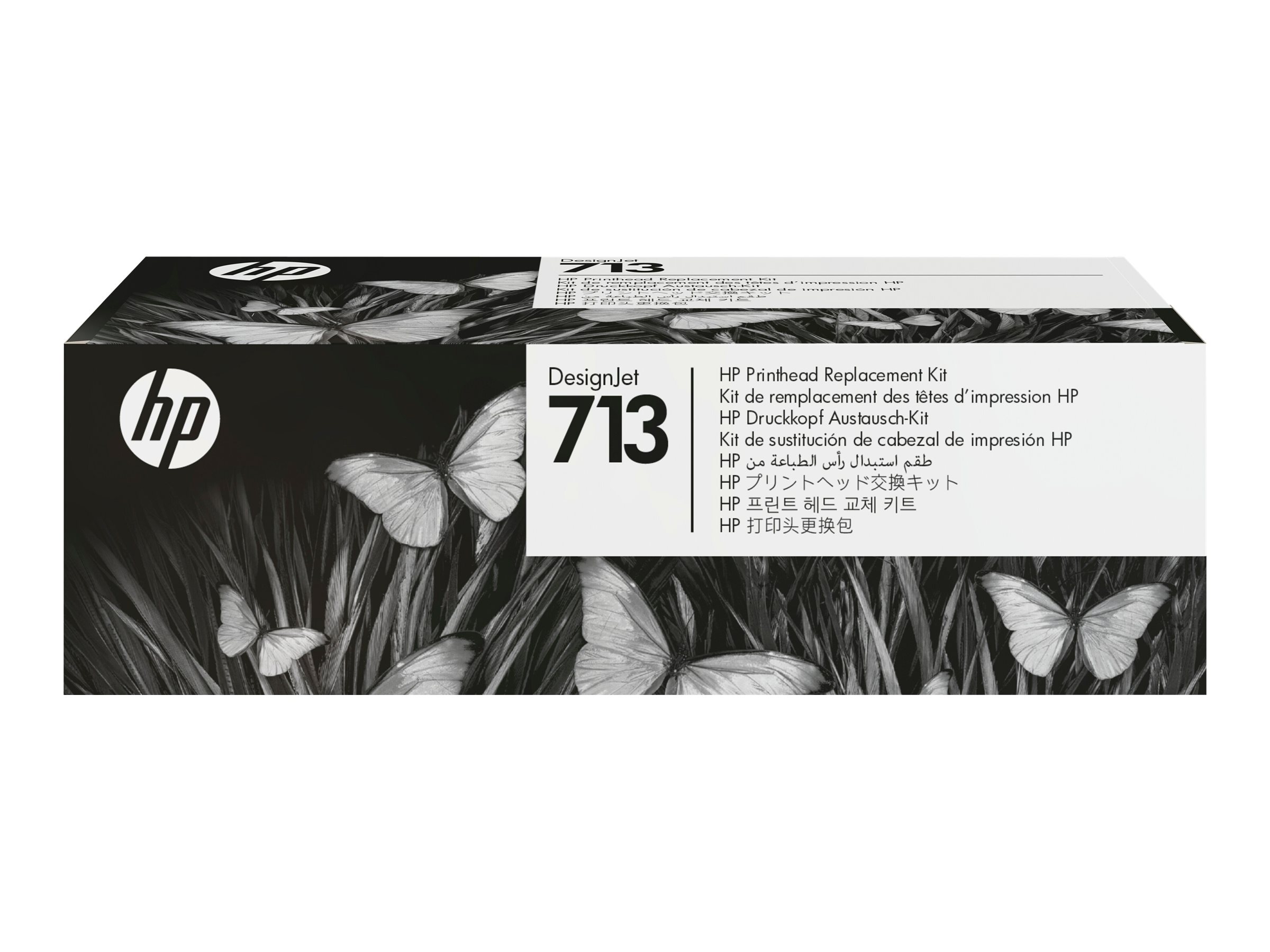 HP 713 - 4er-Pack - Gelb, Cyan, Magenta, pigmentiertes Schwarz - Original - DesignJet - Druckkopf-Austauschset