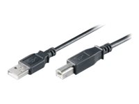 M-CAB - USB-Kabel - USB (M) zu USB Typ B (M) - USB 2.0 - 1 m - Schwarz