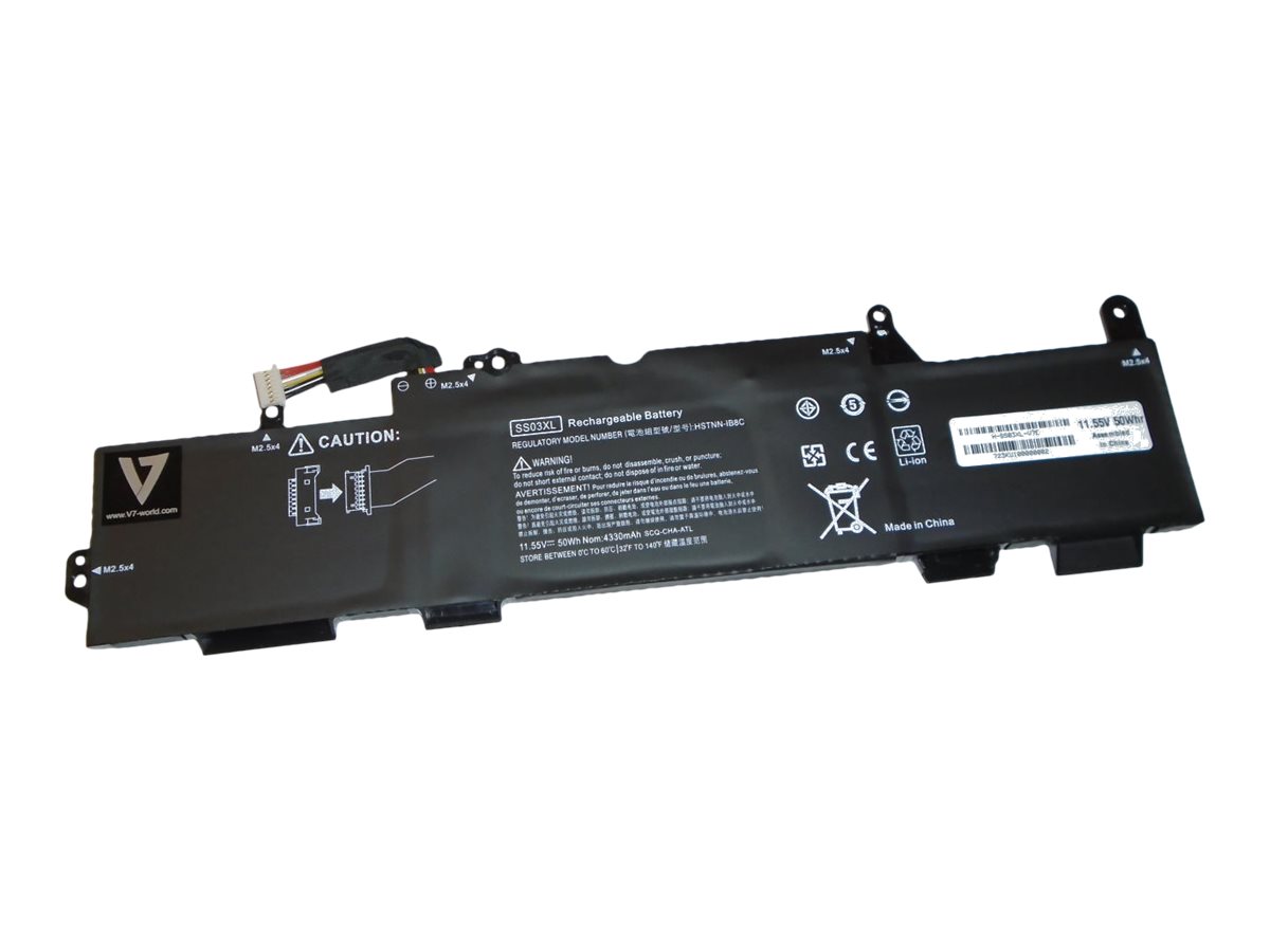 V7 - Laptop-Batterie (gleichwertig mit: HP 933321-855, HP SS03XL, HP SS03050XL-PL) - fr HP EliteBook 735 G5, 745 G5; EliteBook 