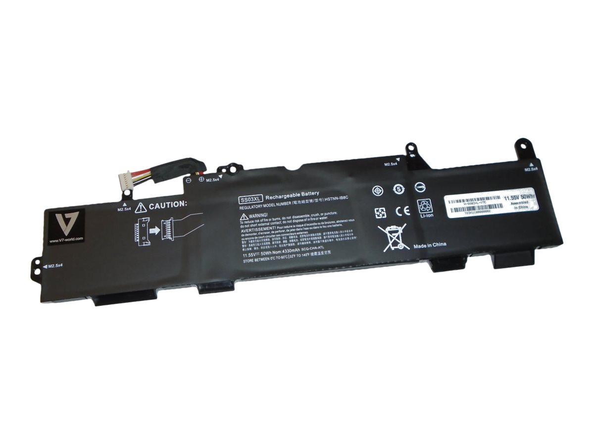 V7 - Laptop-Batterie (gleichwertig mit: HP 933321-855, HP SS03XL, HP SS03050XL-PL) - fr HP EliteBook 735 G5, 745 G5, 840 G5; Mo