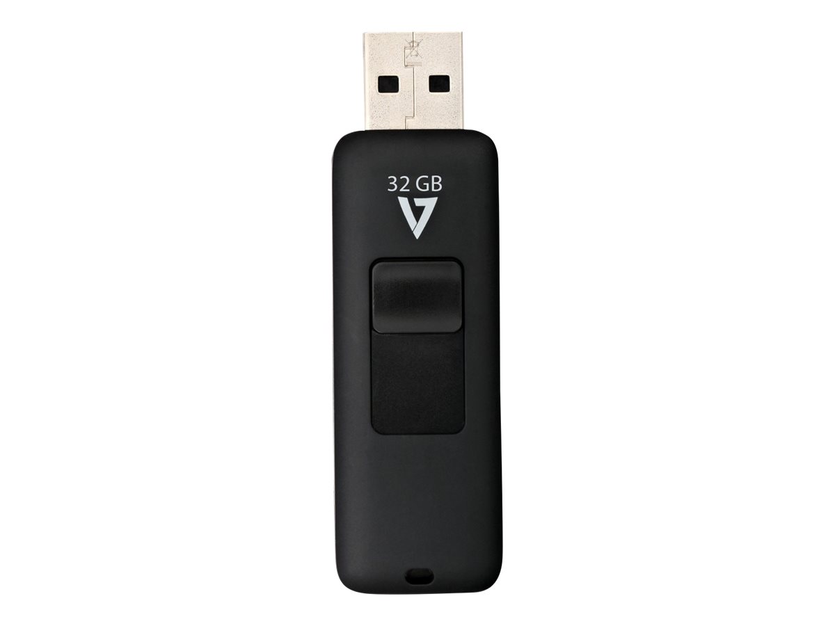 V7 VF232GAR-3E - USB-Flash-Laufwerk - 32 GB - USB 2.0 - Schwarz