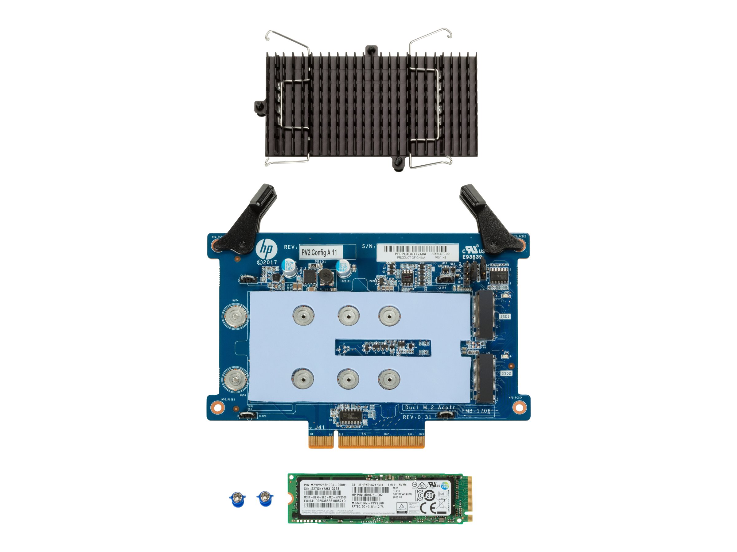 HP Z Turbo Drive Kit - SSD - 2 TB - intern - PCIe (NVMe) - fr ZCentral 4R