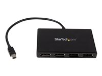 StarTech.com 4 Port Multi Monitor Adapter - Mini DisplayPort auf DisplayPort MST Hub - 4x 1080p - Video Splitter fr den erweite