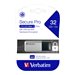 Verbatim Store 'n' Go Secure Pro - USB-Flash-Laufwerk - verschlsselt - 32 GB - USB 3.0