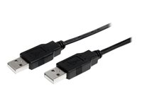 StarTech.com 1m USB 2.0 A auf A Kabel - USB Anschlusskabel Stecker/Stecker - Schwarz - USB-Kabel - USB (M) zu USB (M) - USB 2.0