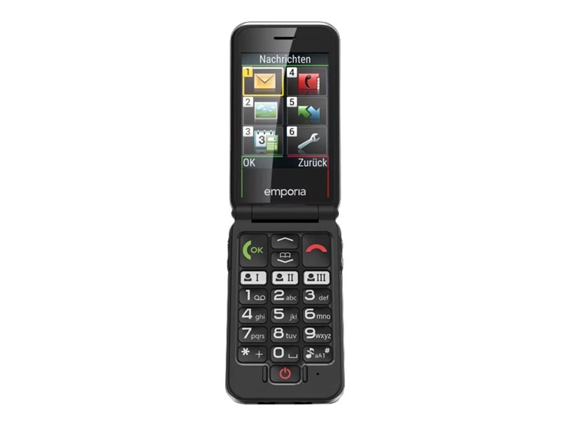 emporiaJOY-LTE - 4G Feature Phone - RAM 64 GB / Interner Speicher 128 MB - microSD slot - 320 x 240 Pixel - rear camera 2 MP