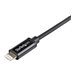 StarTech.com 1m Apple 8 Pin Lightning Connector auf USB Kabel - Schwarz - USB Kabel fr iPhone / iPod / iPad - Ladekabel / Daten
