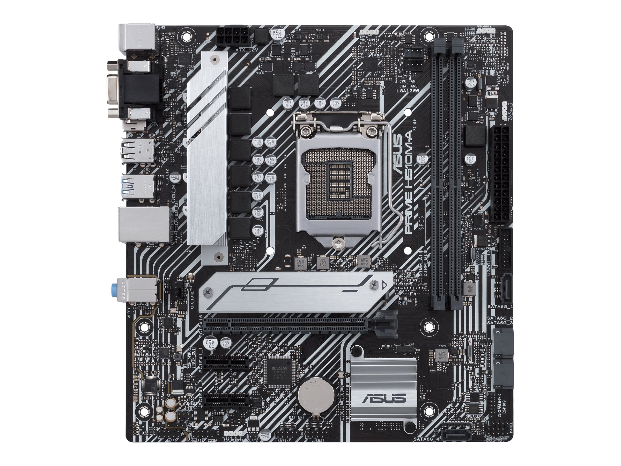 ASUS PRIME H510M-A - Motherboard - micro ATX - LGA1200-Sockel - H510 Chipsatz - USB 3.2 Gen 1