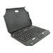 Gamber-Johnson 2-in-1 - Tastatur und Foliohlle (Hlle) - aufsetzbar - compact - mit Touchpad, Maustasten - hintergrundbeleuchte
