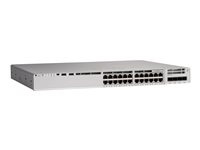 Cisco Catalyst 9200L - Network Essentials - Switch - L3 - 24 x 10/100/1000 + 4 x 10 Gigabit SFP+ (Uplink) - an Rack montierbar