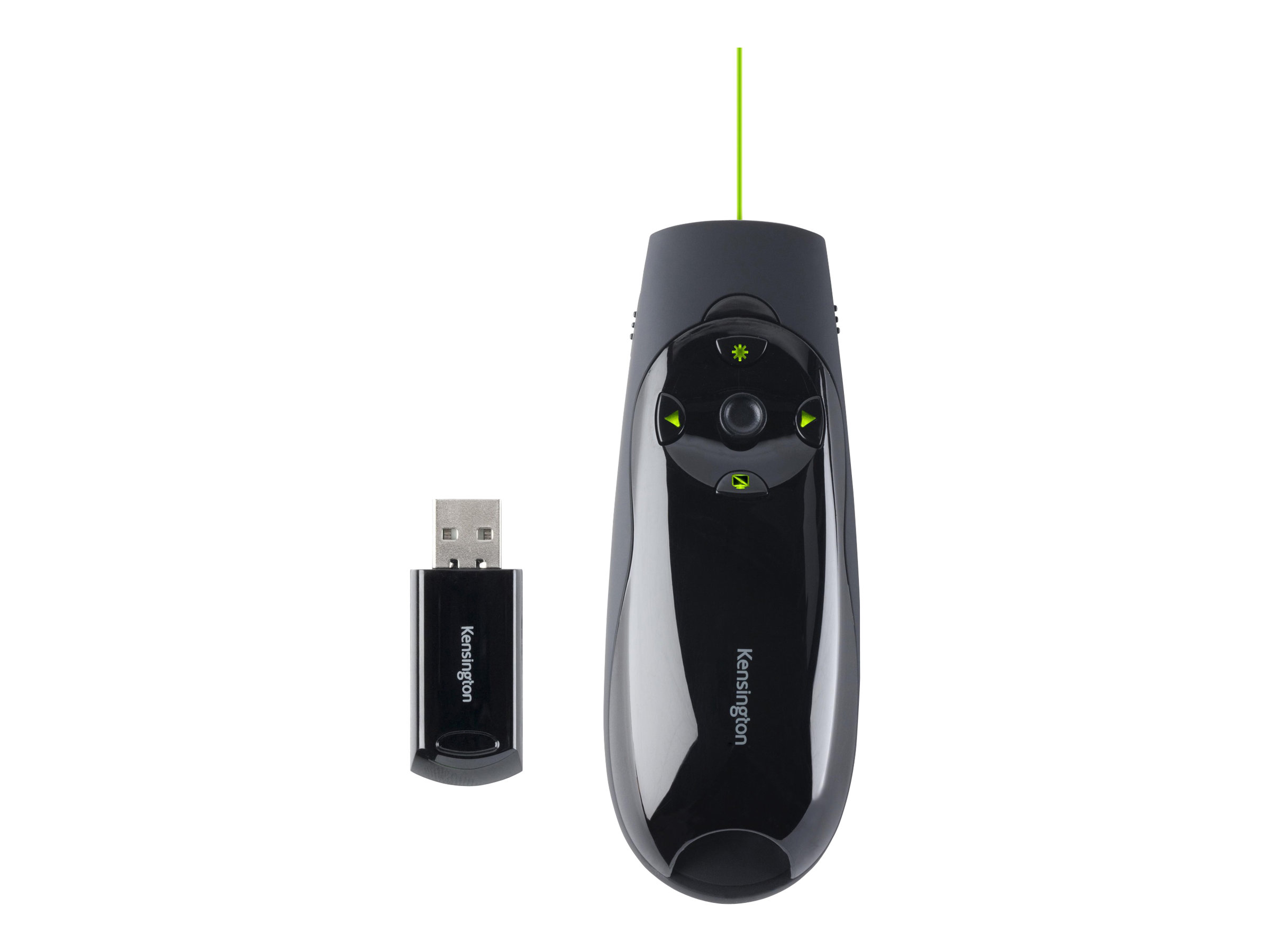 Kensington Presenter Expert Green Laser with Cursor Control - Prsentations-Fernsteuerung - HF - Schwarz