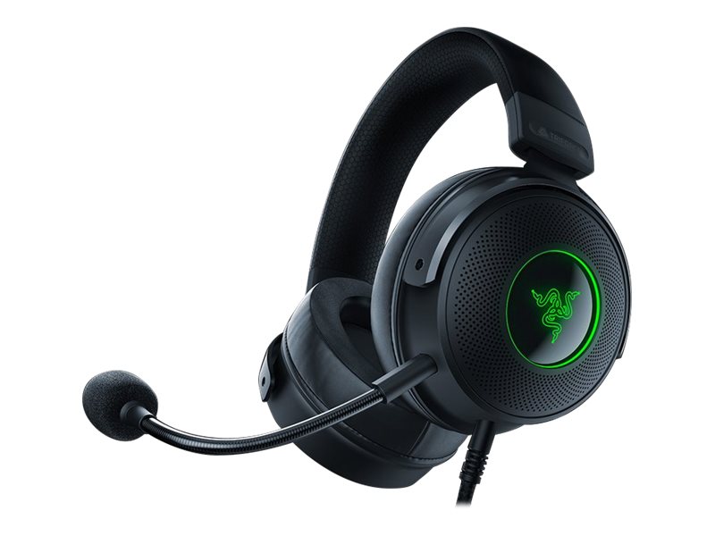 Razer Kraken V3 - Headset - ohrumschliessend - kabelgebunden - USB-A - Geruschisolierung