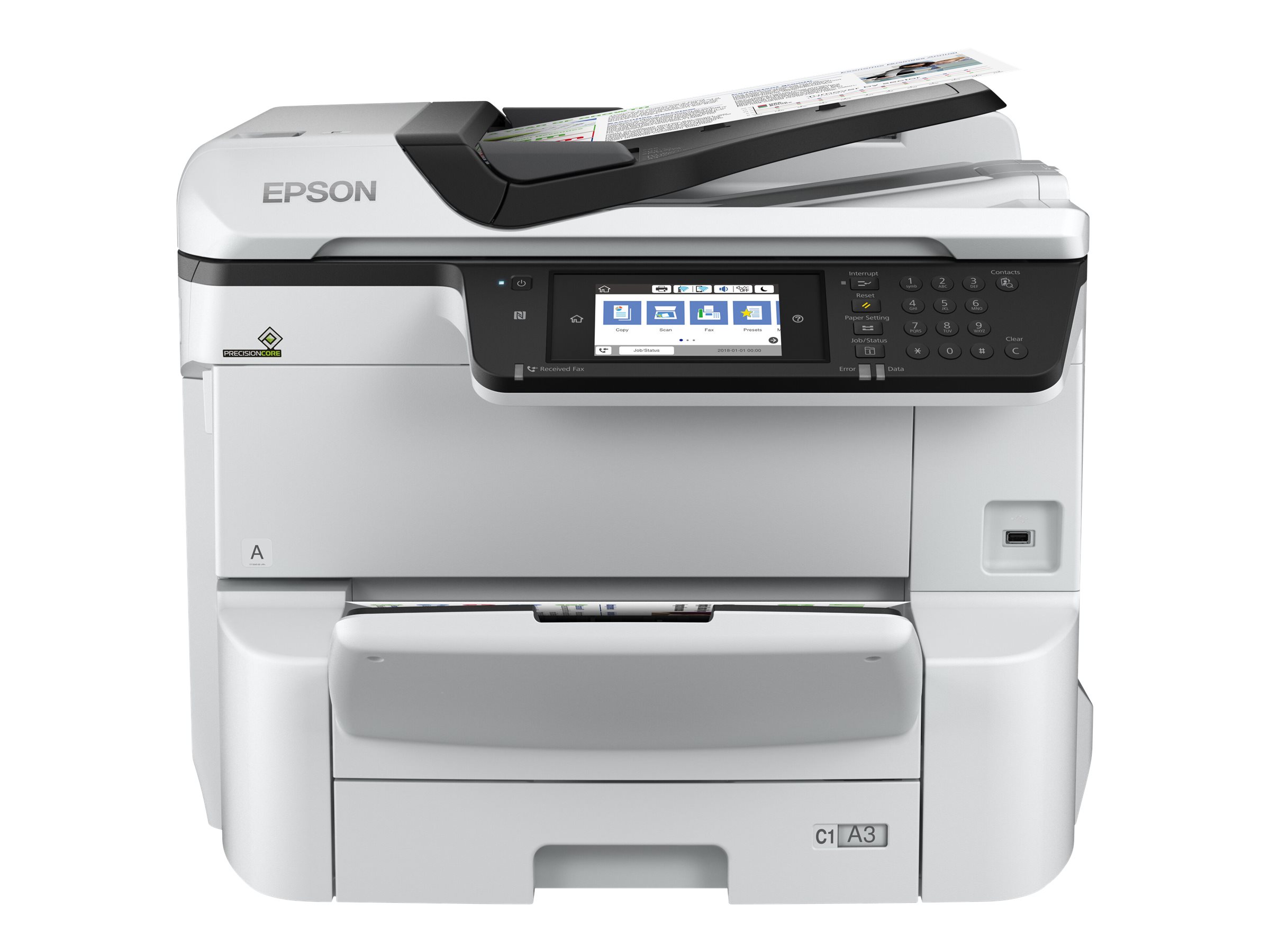 Epson WorkForce Pro WF-C8690DWF BAM - Multifunktionsdrucker - Farbe - Tintenstrahl - A3 (Medien) - bis zu 24 Seiten/Min. (Drucke