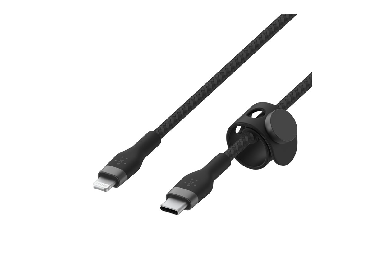 Belkin BOOST CHARGE - Lightning-Kabel - 24 pin USB-C mnnlich zu Lightning mnnlich - 3 m - Schwarz