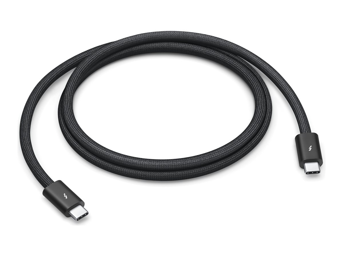 Apple Thunderbolt 4 Pro - Thunderbolt-Kabel - 24 pin USB-C (M) zu 24 pin USB-C (M) - USB 3.2 / USB4 / Thunderbolt 3 / Thunderbol