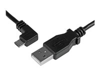 StarTech.com Micro USB Lade/Sync-Kabel - St/St - Micro USB linksgewinkelt - 1m - USB auf Micro USB Ladekabel - USB-Kabel