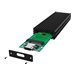 ICY BOX IB-1816M-C31 - Speichergehuse - M.2 - M.2 Card - USB 3.1 (Gen 2) - Schwarz