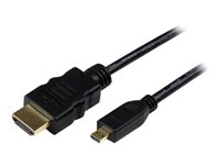 StarTech.com 0,5 m High Speed HDMI-Kabel mit Ethernet - HDMI auf HDMI Micro - Stecker/Stecker - HDMI-Kabel mit Ethernet - HDMI m