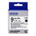 Epson LabelWorks LK-3TBW - Schwarz auf durchsichtig - Rolle (0,9 cm x 9 m) 1 Kassette(n) Etikettenband - fr LabelWorks LW-1000,