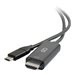 C2G 10ft USB C to HDMI Cable - USB C to HDMI Adapter Cable - 4K 60Hz - M/M - Video- / Audiokabel - 24 pin USB-C mnnlich umkehrb