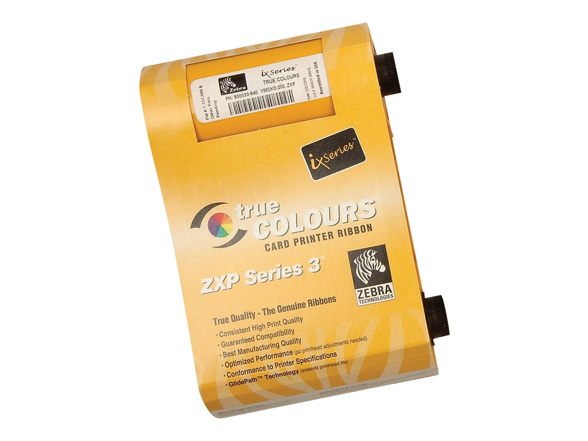 Zebra ix Series YMCKO - YMCKO - Farbband (Farbe) - fr Zebra P210i; ZXP Series 3, 3 QuikCard ID Solution