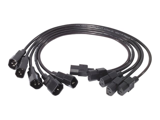 APC - Stromkabel - power IEC 60320 C13 zu IEC 60320 C14 - 61 cm - Schwarz