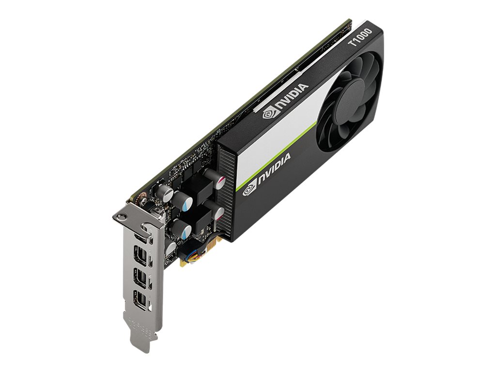 NVIDIA T1000 - Grafikkarten - T1000 - 4 GB GDDR6 - PCIe 3.0 x16 Low-Profile - 4 x Mini DisplayPort