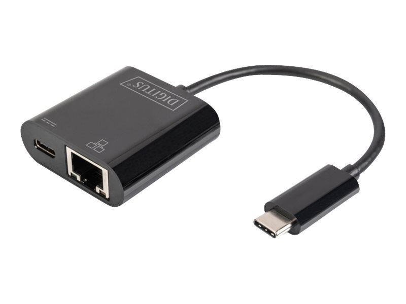 DIGITUS DN-3027 - Netzwerkadapter - USB-C - Gigabit Ethernet + USB-C