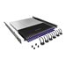 PATCHBOX PLUS+ SYSTEM OS2 - Kabelmanagementsystem mit selbst einziehenden Patchkabeln - 1.7 m - LC x 24 - RAL 9005 - 1U