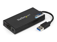 StarTech.com USB 3.0 to HDMI Adapter, 4K 30Hz Ultra HD, DisplayLink Certified, USB Type-A to HDMI Display Adapter Converter for 