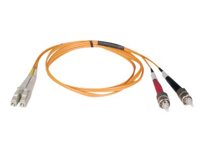 Eaton Tripp Lite Series Duplex Multimode 62.5/125 Fiber Patch Cable (LC/ST), 9M (30 ft.) - Patch-Kabel - ST multi-mode (M) zu LC