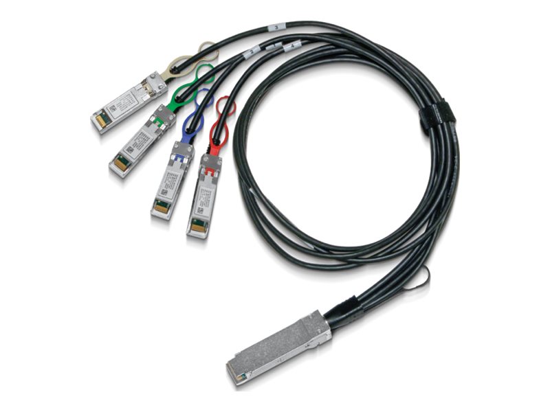Mellanox LinkX 100GbE to 4x25GbE Direct Attach Copper Splitter Cable - 100GBase Splitter fr direkten Anschluss - QSFP28 zu SFP2