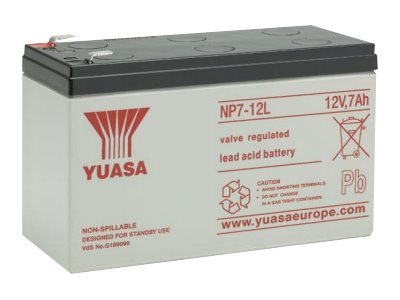 Yuasa NP-Series - Valve Regulated Lead Acid Battery NP7-12L - Batterie - Bleisure - 7 Ah