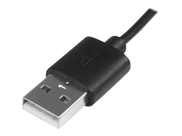 StarTech.com 1m Micro USB Kabel mit LED Ladeanzeige - St/St - USB auf Micro USB Kabel - USB-Kabel - Micro-USB Typ B (M) zu USB (
