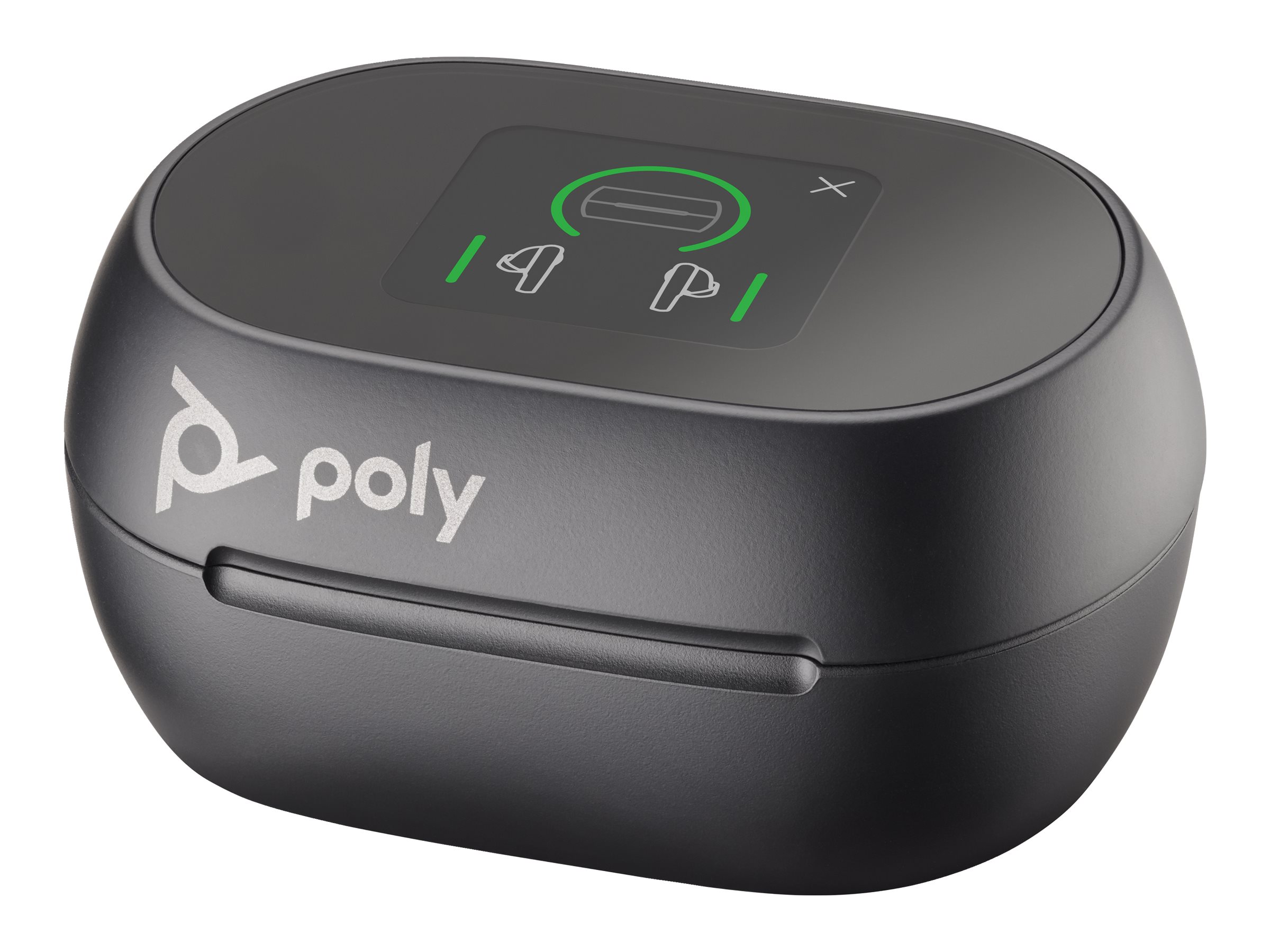 Poly Voyager Free 60+ UC - True Wireless-Kopfhrer mit Mikrofon - im Ohr - aktive Rauschunterdrckung - Adapter USB-A via Blueto