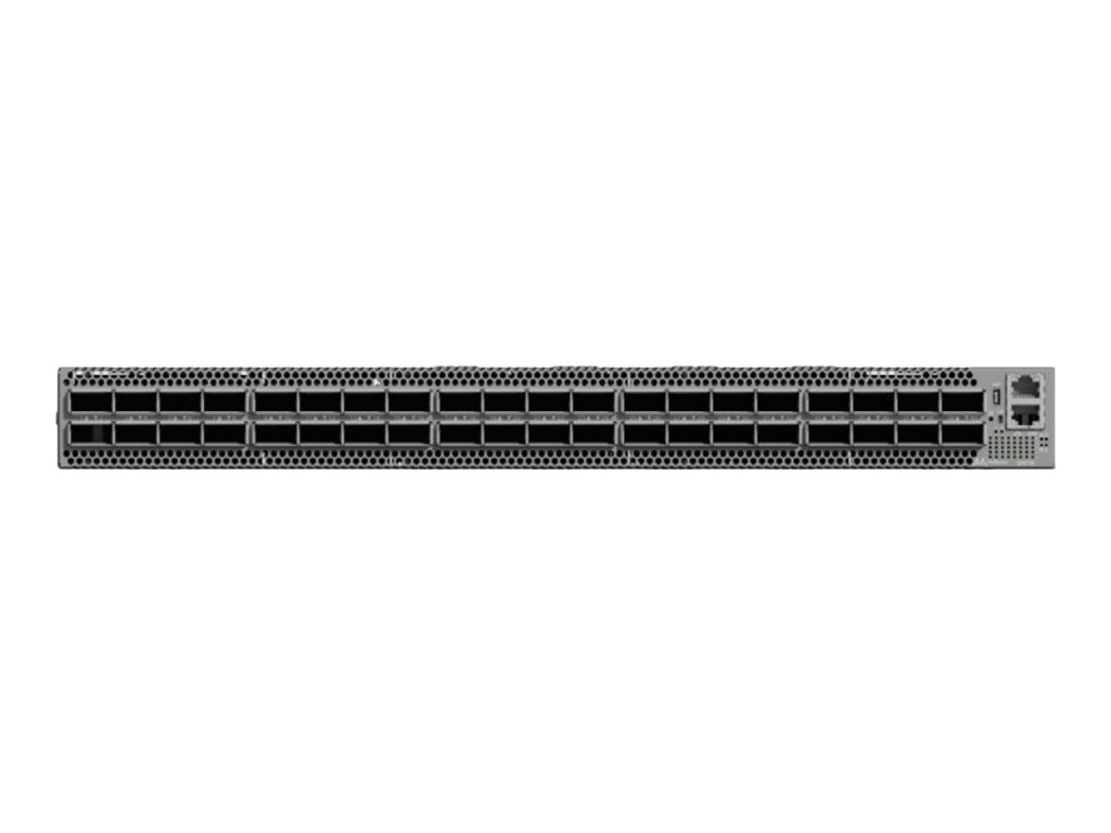 Mellanox Quantum QM8790 - Switch - Smart - 40 x HDR InfiniBand QSFP56 - Luftstrom von hinten nach vorne - Desktop, an Rack monti