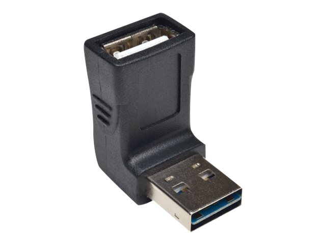 Tripp Lite USB 2.0 High Speed Adapter Reversible A to Up Angle A M/F - USB-Adapter - USB (W) zu USB (M) - USB 2.0 - 90 Stecker,