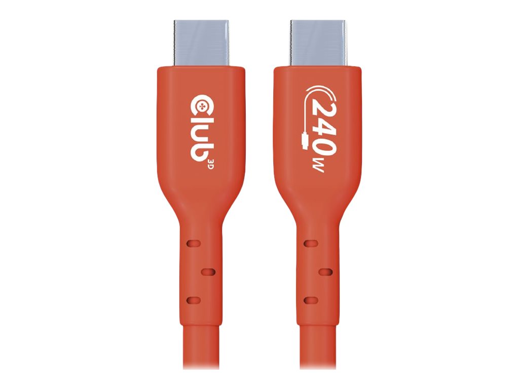 Club 3D - USB-Kabel - 24 pin USB-C (M) zu 24 pin USB-C (M) - 48 V - 5 A - 3 m