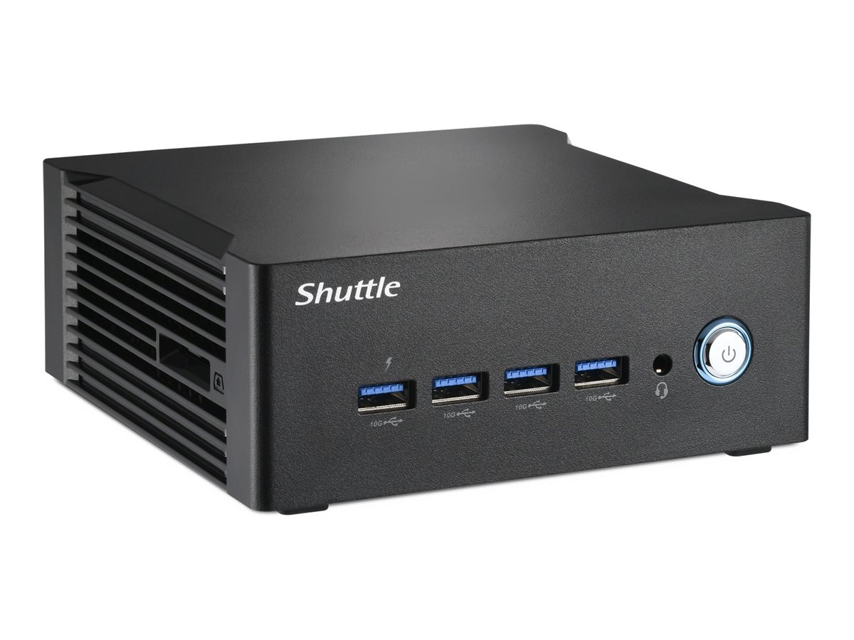 Shuttle XPC nano NA10H7 - Barebone - Mini-PC - 1 x Ryzen 7 8845HS / 3.8 GHz - RAM 0 GB - Radeon 780M